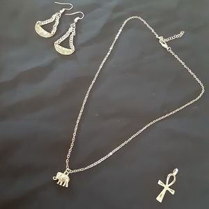 Earring/necklace/pendant set